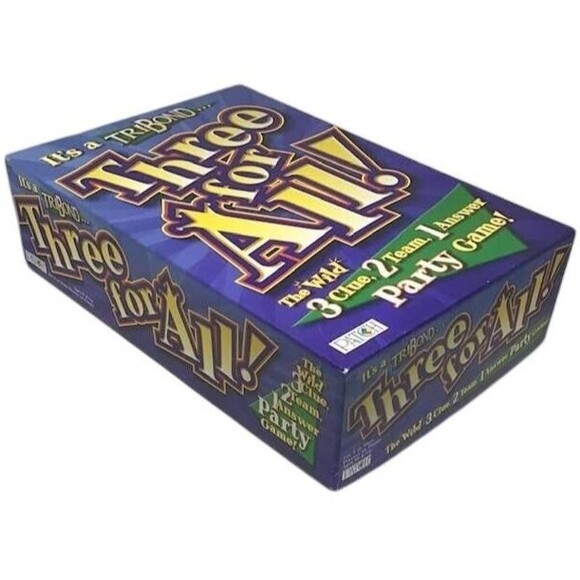 TriBond Three For All Party Game Clues Teams Answers Wild Original Box Complete - Picture 2 of 5